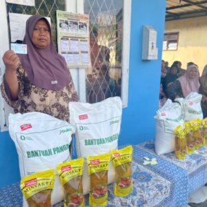 Distribusi 468 Penerima Beras Bantuan Badan Pangan Nasional